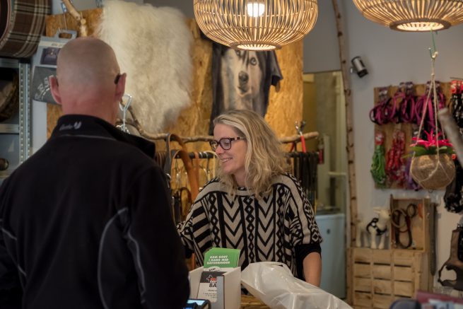 Erhvervsfoto stemningsbillede butik