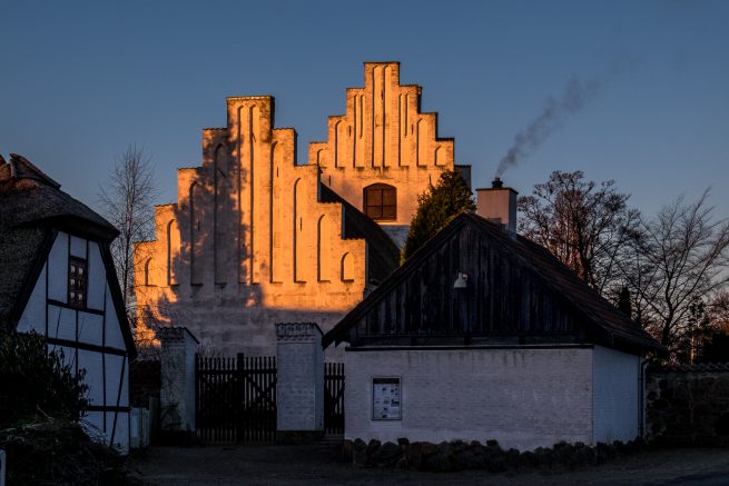 Solopgang Sengeløse kirke