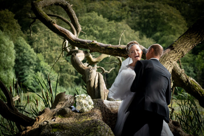 Fotografering af brudepar